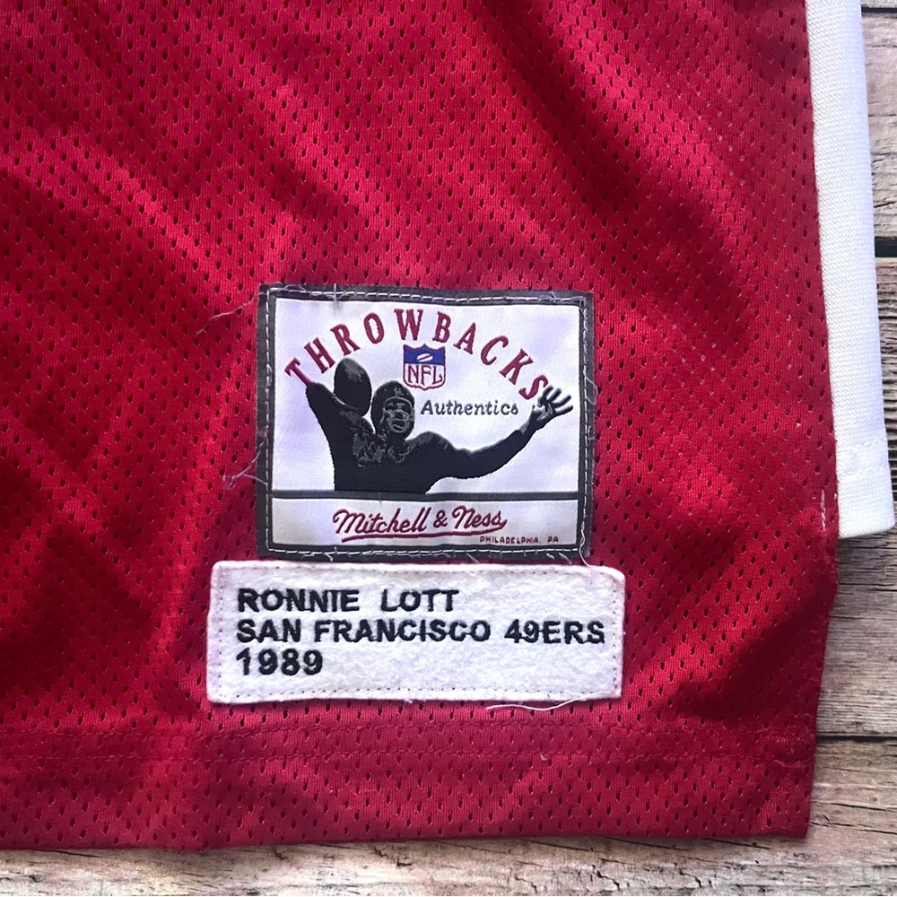 San Francisco 49ers 42 LOTT Vintage Jersey Sz 58 - Picture 6 of 7